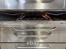 Bakers Pride Y600 Propane Double Pizza/ Deck Ovens