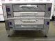 Bakers Pride Y800 Gas Double Deck Pizza Oven With Stone & Legs