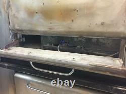 Blodgett 1000 Natural Gas Double Pizza Oven with Stone Deck No Cracks