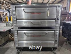 Blodgett 1048 Double Deck Natural Gas Pizza Oven (Stones Included)