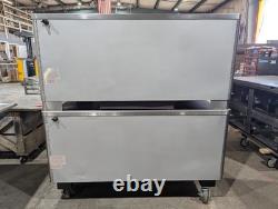 Blodgett 1048 Double Deck Natural Gas Pizza Oven (Stones Included)