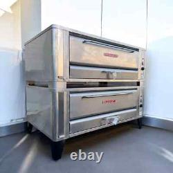 Blodgett 1048 Double Deck Pizza Oven Gas or Propane, Used Commercial