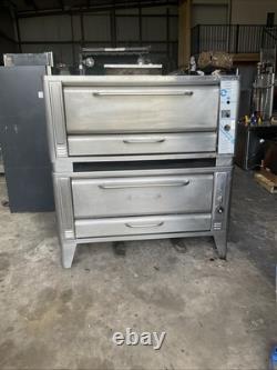 Blodgett 1048 Double Deck Pizza Oven Natural Gas with stones