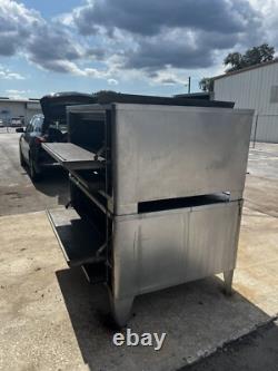 Blodgett 1048 Double Deck Pizza Oven Natural Gas with stones