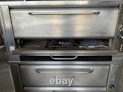 Blodgett 1048 Double Deck Pizza Oven Natural Gas with stones