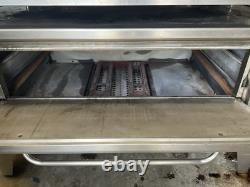 Blodgett 1048 Double Deck Pizza Oven Natural Gas with stones
