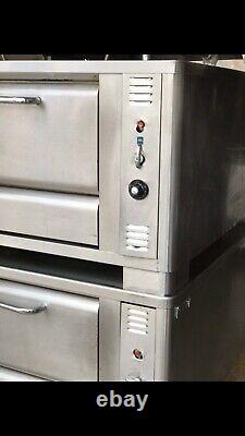 Blodgett 1048 Double Two Section Double Stacked Deck pizza Oven