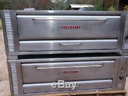 Blodgett 1060 Double Natural Deck Gas Double Pizza Oven With New Stones