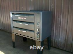 Blodgett 931 Natural Deck Gas Double Pizza Oven With Brand New Stones Bake
