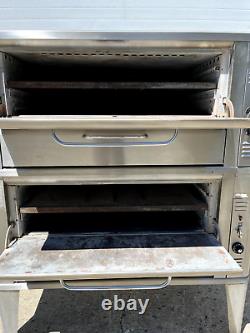 Blodgett 951 Double Deck Natural Gas Pizza Bakery Oven WORKS GREAT