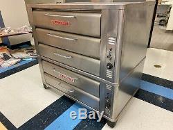 Blodgett 961/981 Triple Deck Pizza Baking Gas Oven
