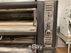 Blodgett 961 D/B Stack 2Deck Pizza Baking Gas Oven Tested Live Pics Stones
