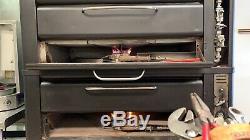 Blodgett 961 D/B Stack 2Deck Pizza Baking Gas Oven Tested Live Pics Stones