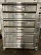 Blodgett 961 Triple Stack Natural Gas Deck Pizza Oven With Stones! Works Great