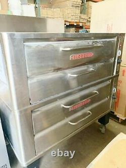 Blodgett 961P Natural Gas Compact Double Pizza Deck Oven