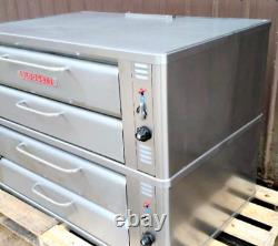 Blodgett 961p Natural Deck Gas Double Pizza Oven With New Stones