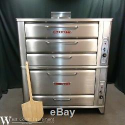 Blodgett 981 / 966 Commercial Gas Triple Deck Bakery Pizza Oven Excellent! Bake