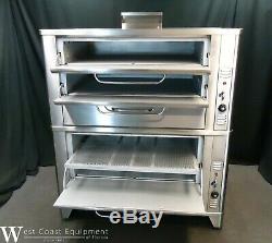 Blodgett 981 / 966 Commercial Gas Triple Deck Bakery Pizza Oven Excellent! Bake