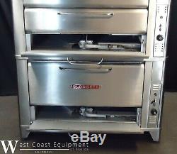 Blodgett 981 / 966 Commercial Gas Triple Deck Bakery Pizza Oven Excellent! Bake