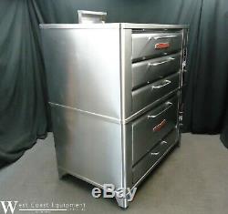 Blodgett 981 / 966 Commercial Gas Triple Deck Bakery Pizza Oven Excellent! Bake