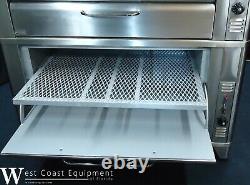 Blodgett 981/966 Gas Commercial Triple Deck Pizza Bake Oven W Stones 650 Degrees