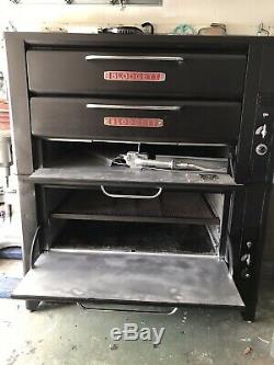 Blodgett 981+ 966D/B Stack 4Deck Pizza Baking Gas Oven Tested Live Pics Stones