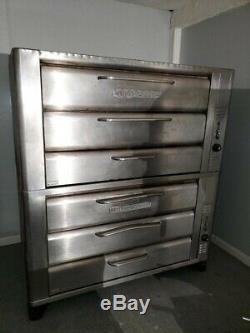 Blodgett 981 Double Commercial Gas Double Deck Bakery Pizza Oven Stainless