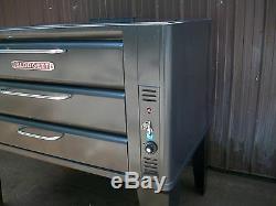Blodgett 981 Natural Deck Gas Double Pizza Oven With New Stones New Controls