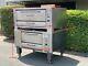 Blodgett Gas Pizza Oven 1048 Bl Commercial Double Deck Natural Gas 1048bl