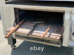 Blodgett Gas Pizza Oven 1048 BL Commercial Double Deck Natural Gas 1048BL