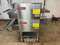 Blodgett MT1828G Gas Double Stack Pizza Conveyor Ovens. VIDEO DEMO