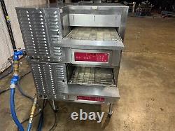 Blodgett MT1828G Gas Double Stack Pizza Conveyor Ovens. VIDEO DEMO