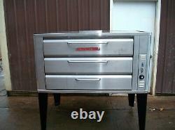 Blodgett Ss 981 Natural Deck Gas Double Pizza Oven With Brand New Stones Bake