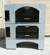 Brick Lined Gas Double Deck Stacked Pizza Ovens Marsal & Sons Mb-42 Nice