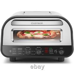 CHEFMAN Indoor Pizza Oven Makes 12 Inch Pizzas in Minutes Stainless Steel