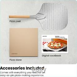 CHEFMAN Indoor Pizza Oven Makes 12 Inch Pizzas in Minutes Stainless Steel