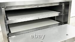 CSA 26 Double Deck Electric Pizza Oven 3600-Watt Countertop Baker 220V