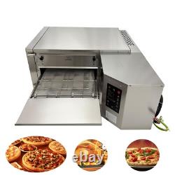 Chain Type Conveyor Pizza Oven Commercial Baking Oven 360° Dual Fan Heating 220V