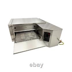 Chain Type Conveyor Pizza Oven Commercial Baking Oven 360° Dual Fan Heating 220V