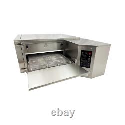 Chain Type Conveyor Pizza Oven Commercial Baking Oven 360° Dual Fan Heating 220V