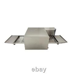 Chain Type Conveyor Pizza Oven Commercial Baking Oven 360° Dual Fan Heating 220V