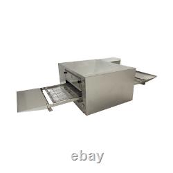 Chain Type Conveyor Pizza Oven Commercial Baking Oven 360° Dual Fan Heating 220V