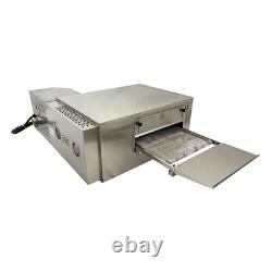 Chain Type Conveyor Pizza Oven Commercial Baking Oven 360° Dual Fan Heating 220V