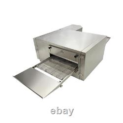 Chain Type Conveyor Pizza Oven Commercial Baking Oven 360° Dual Fan Heating 220V