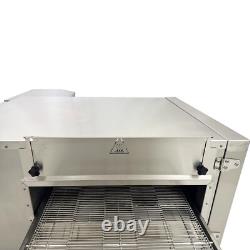 Chain Type Conveyor Pizza Oven Commercial Baking Oven 360° Dual Fan Heating 220V