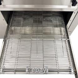 Chain Type Conveyor Pizza Oven Commercial Baking Oven 360° Dual Fan Heating 220V