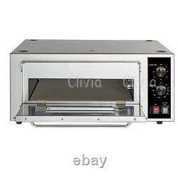 Clivia Countertop Pizza Oven Single Deck Kitchen Electric Toaster for 14 Pizza