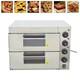 Commercial 110v Electric Double-decker Pizza Oven Meat Cookies Cake Oven 3kw
