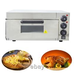 Commercial 110V Stainless Steel Electric Single-Deck Pizza/Meat/Cookies Oven