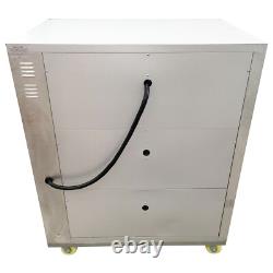 Commercial 3-Tier 6-Pan Electric Pizza Oven 220V 3-Phase with Casters for Baking